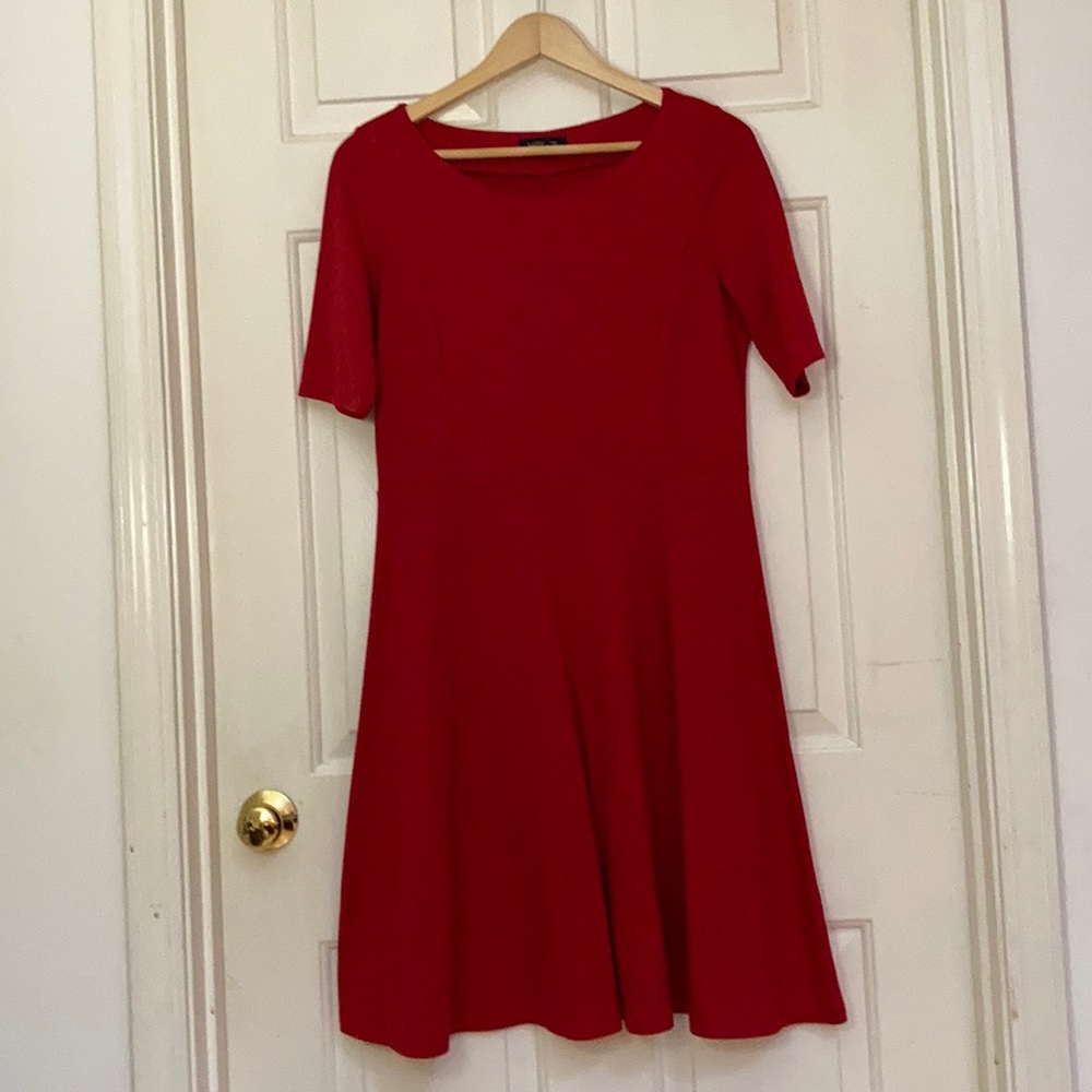 Red Land's End Medium Petite Dress